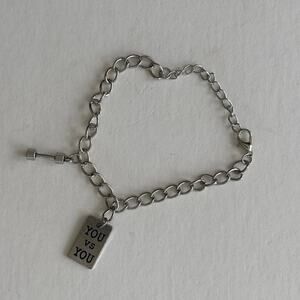 Silver you vs you bracelet